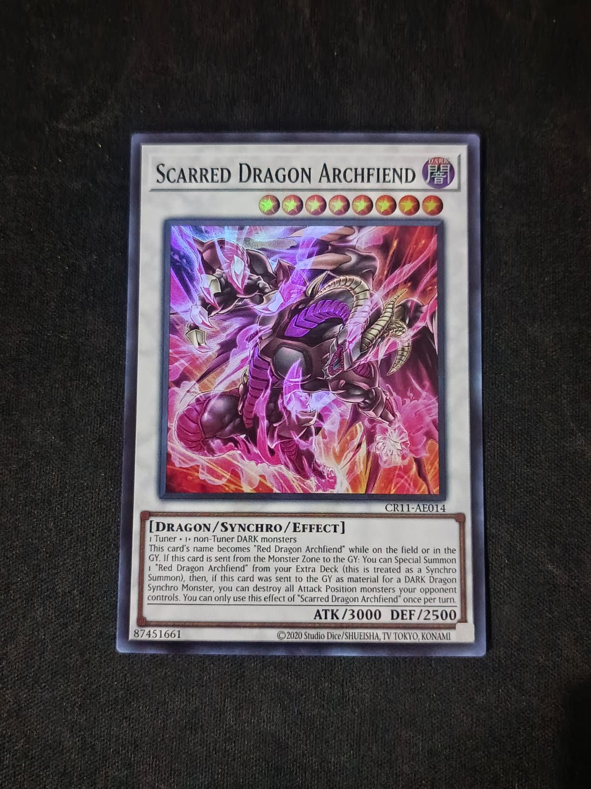 CR11-AE014 Scarred Dragon Archfiend Super Rare