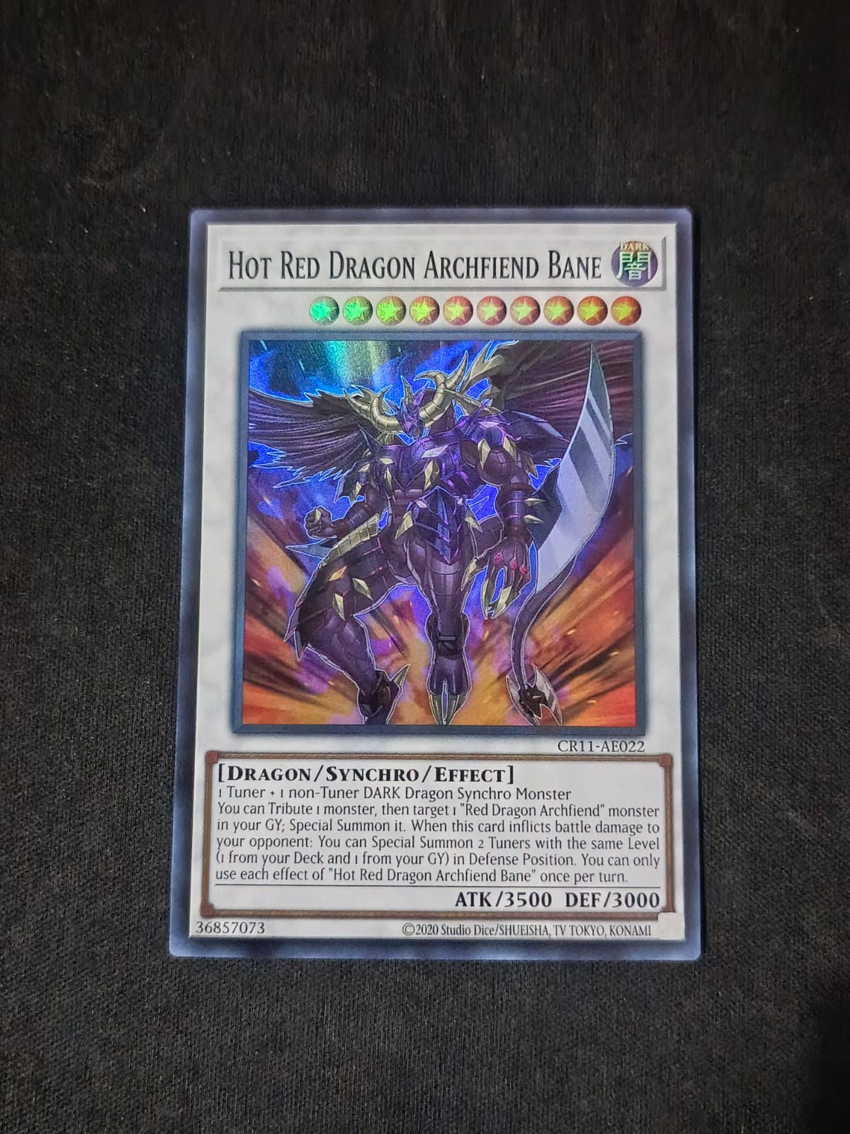 CR11-AE022 Hot Red Dragon Archfiend Bane Super Rare