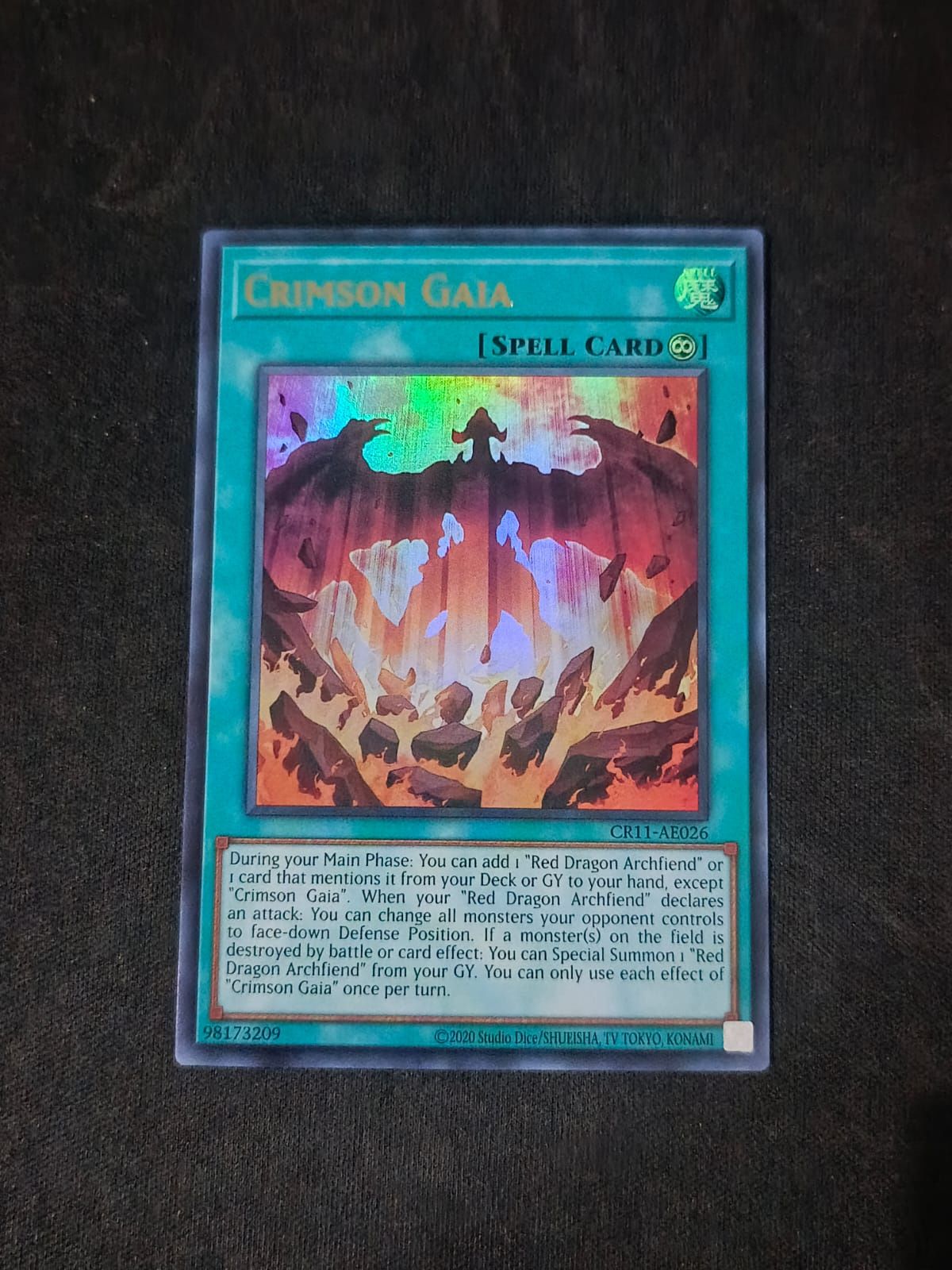 CR11-AE026 Crimson Gaia Ultra Rare