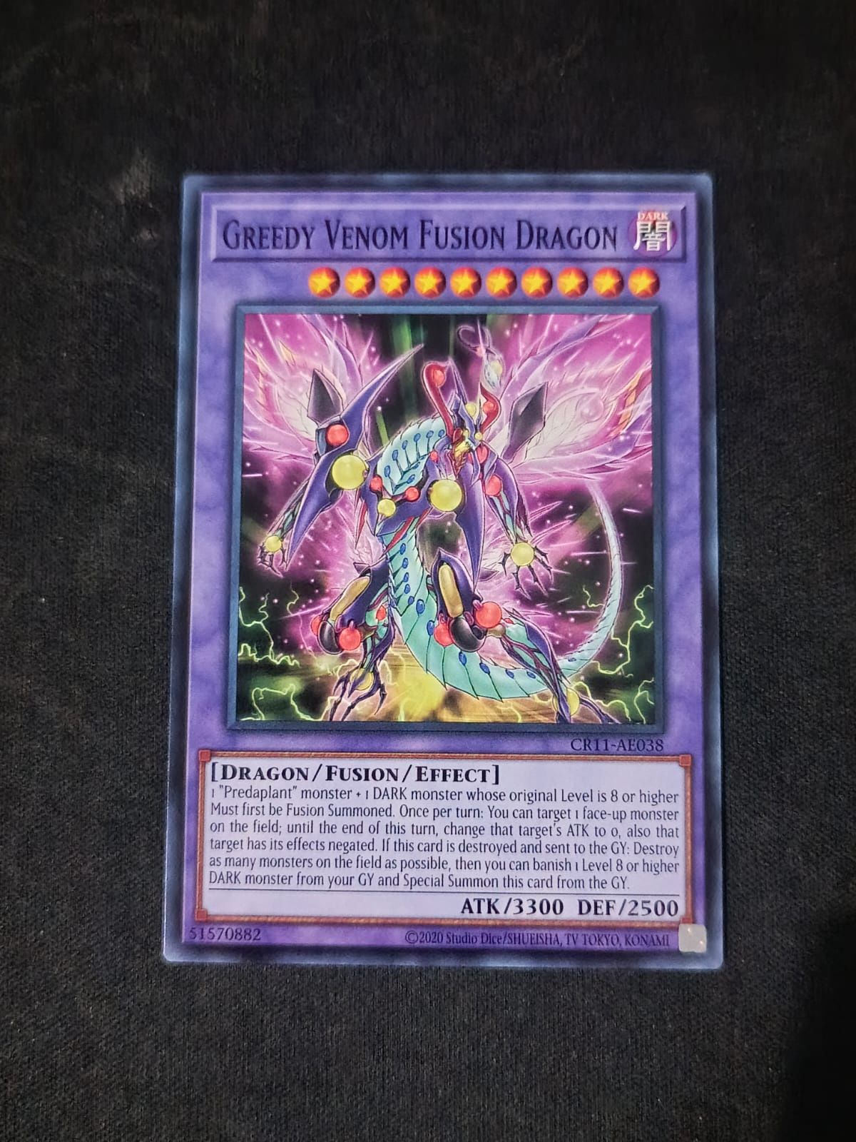 CR11-AE038 Greedy Venom Fusion Dragon Common