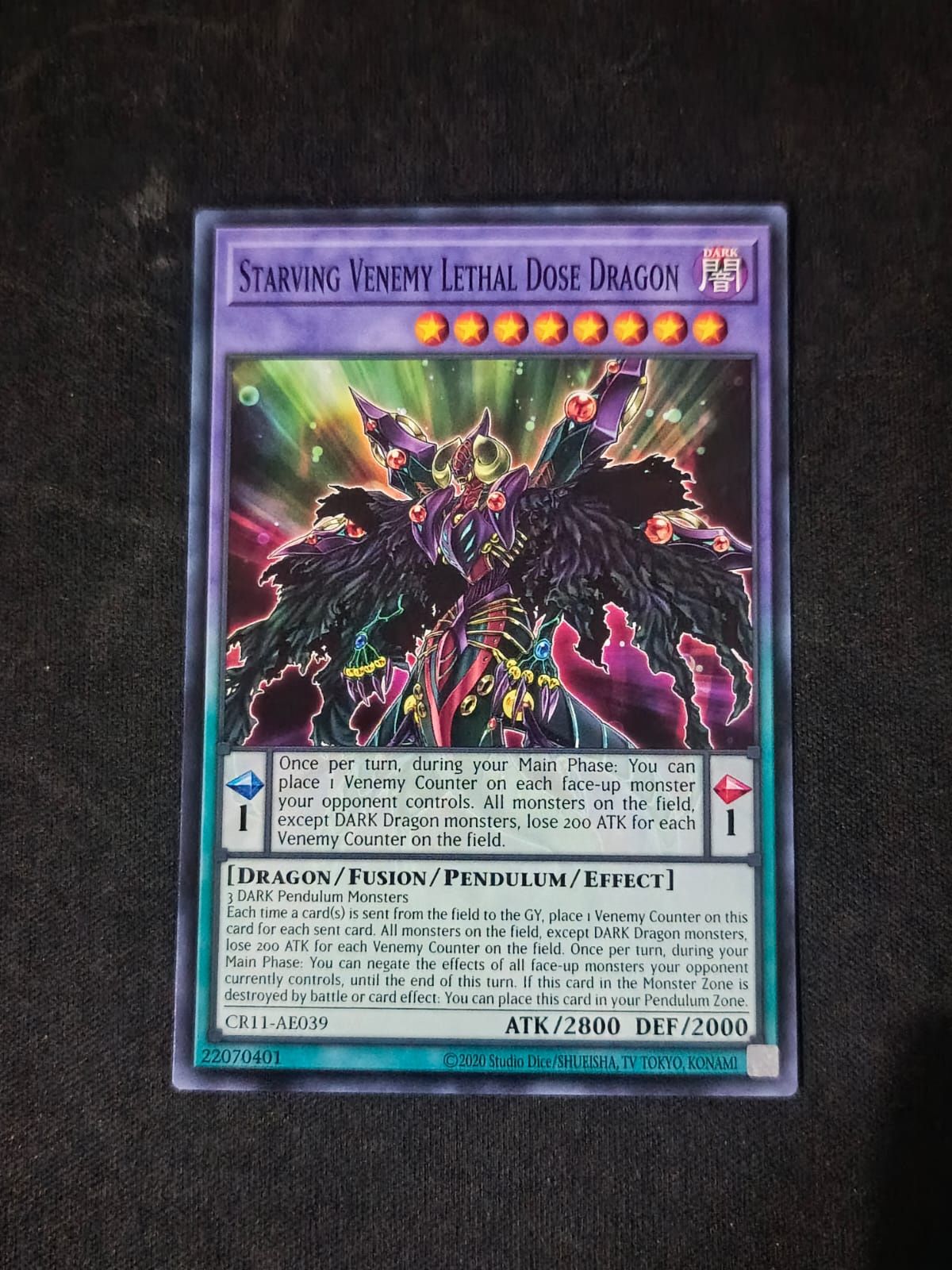 CR11-AE039 Starving Venemy Lethal Dose Dragon Common