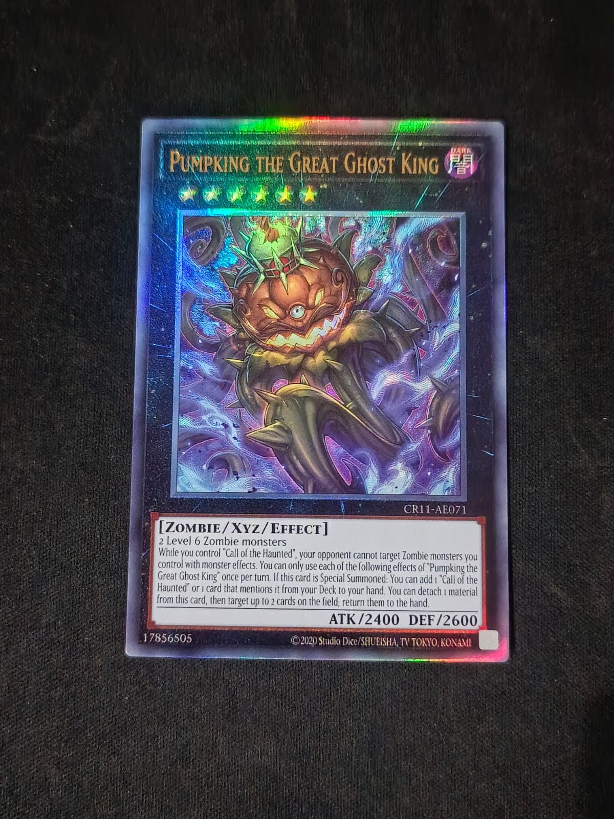 CR11-AE071 Pumpking the Great Ghost King Ultimate Rare