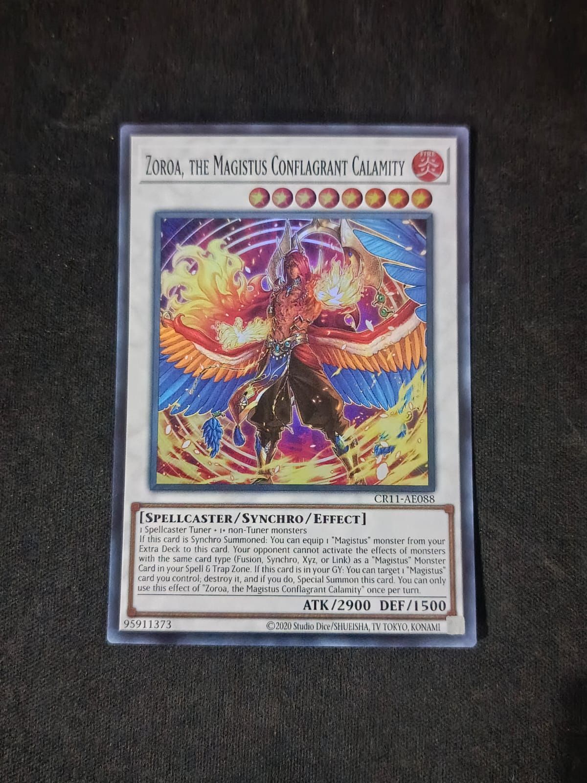 CR11-AE088 Zoroa, the Magistus Conflagrant Calamity Super Rare