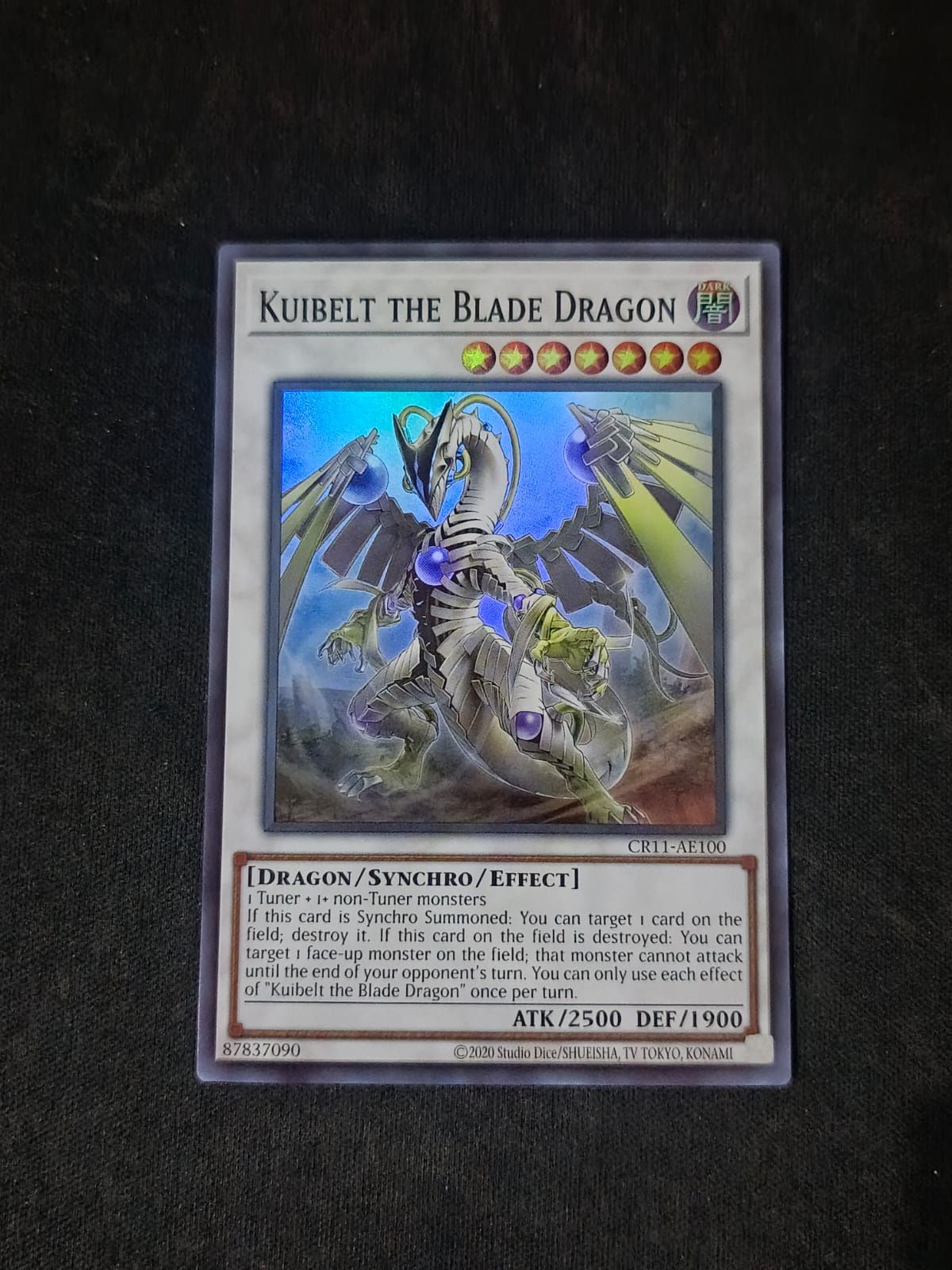 CR11-AE100 Kuibelt the Blade Dragon Super Rare