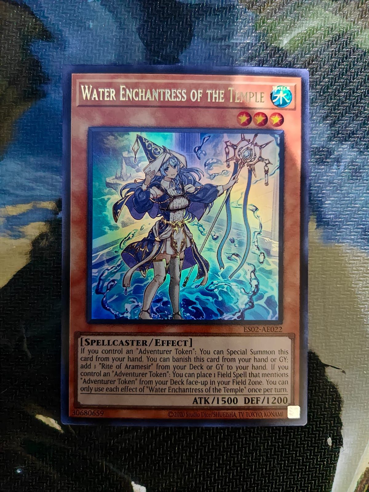 ES02-AE022 Water Enchantress of the Temple Ultra Rare