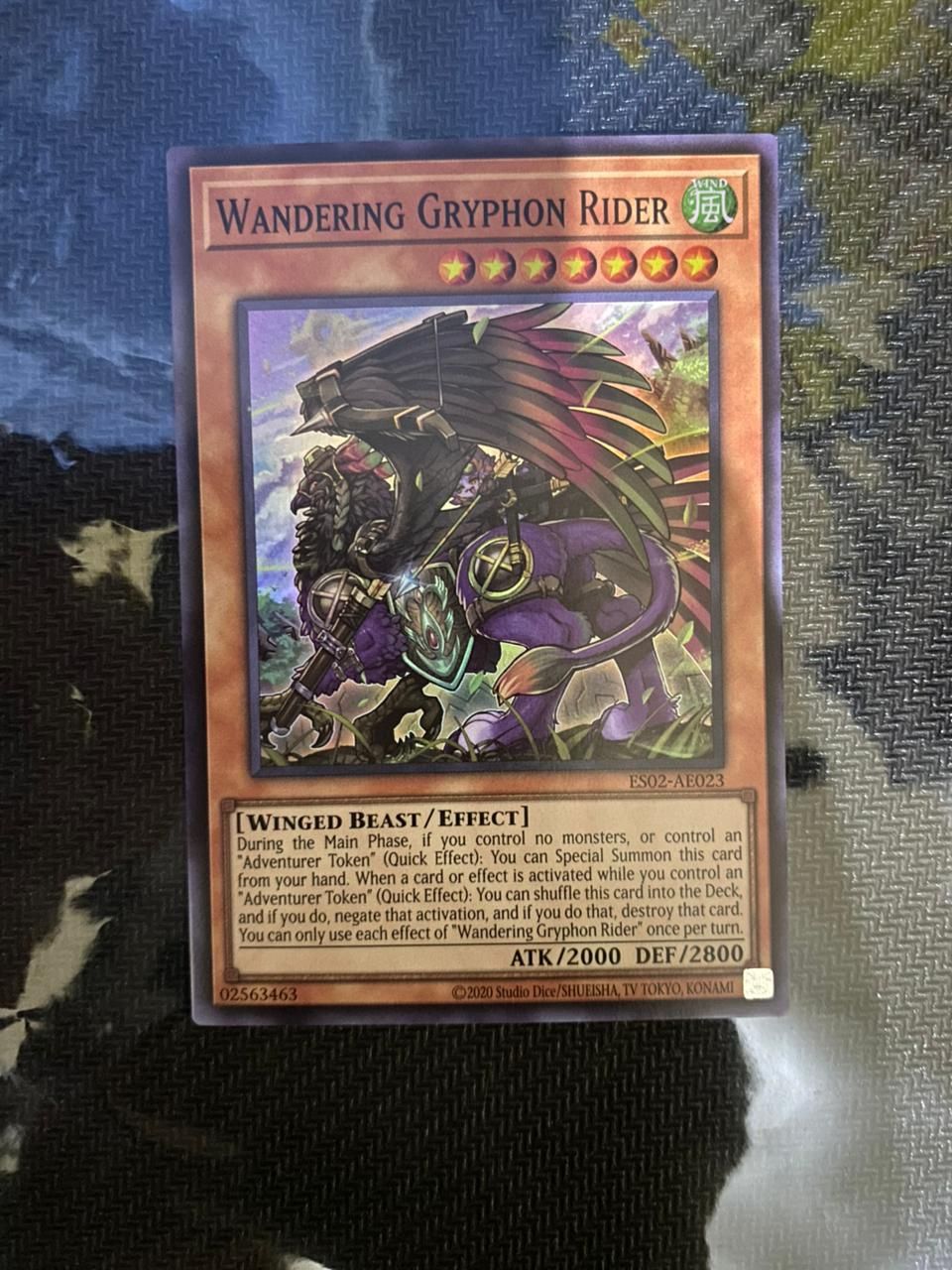 ES02-AE023 Wandering Gryphon Rider Super Rare