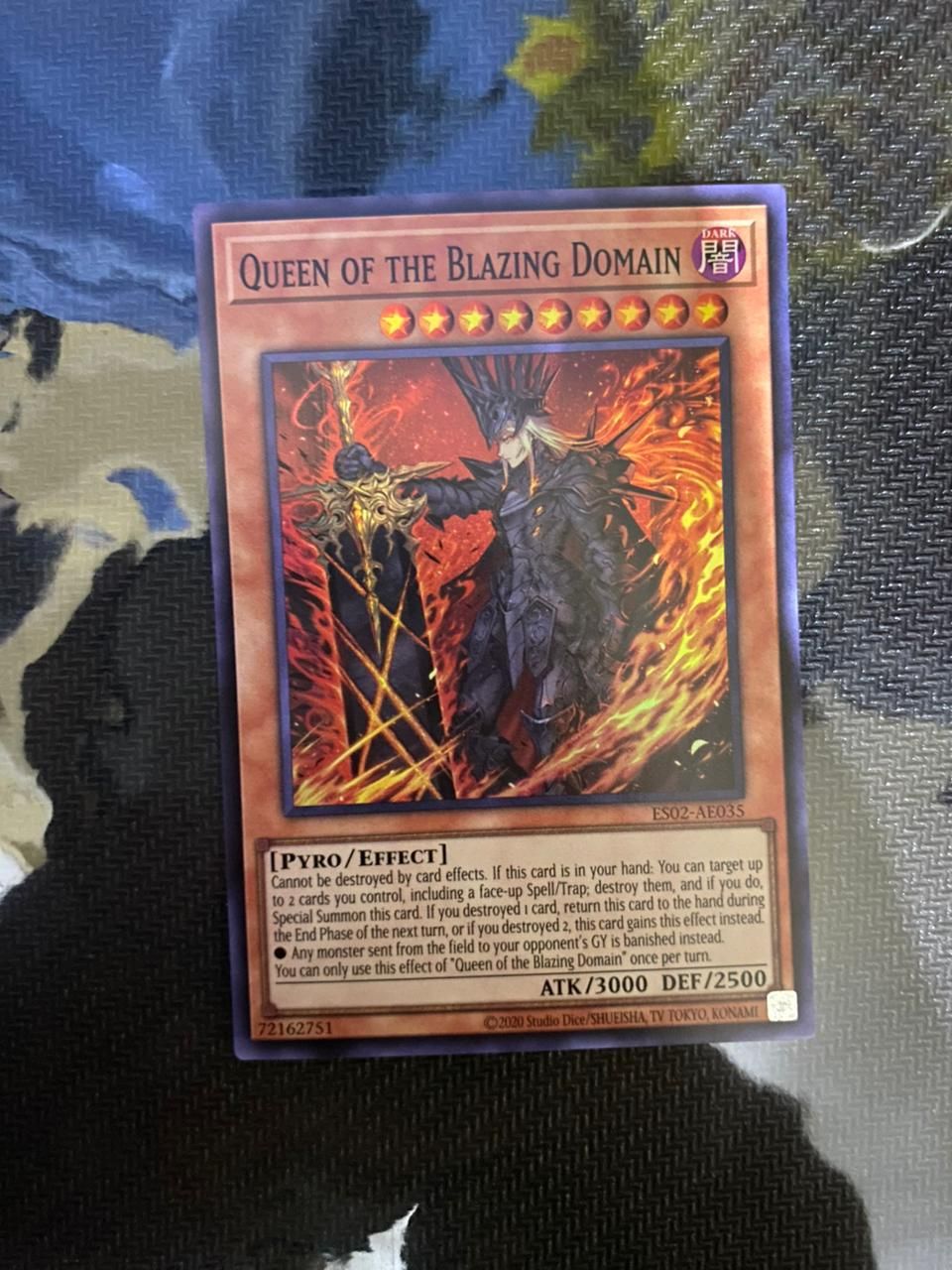 ES02-AE035 Queen of the Blazing Domain Super Rare