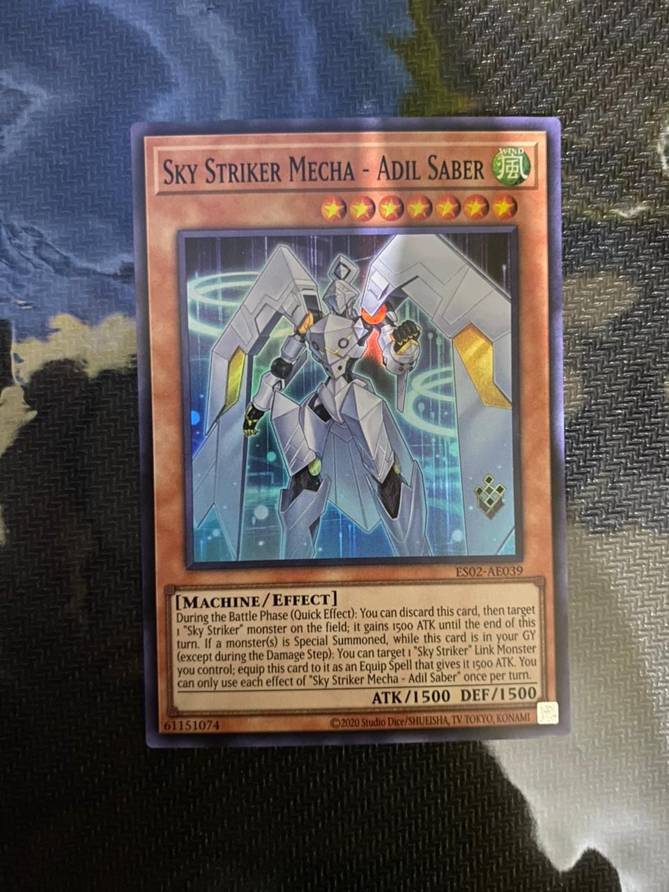 ES02-AE039 Sky Striker Mecha - Adil Saber Super Rare
