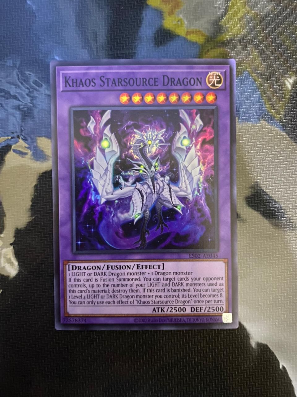 ES02-AE045 Khaos Starsource Dragon Super Rare