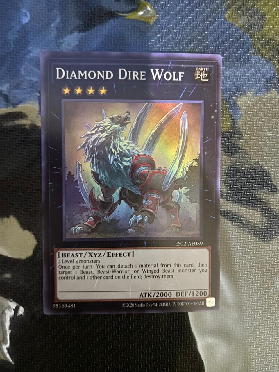 ES02-AE059 Diamond Dire Wolf Super Rare