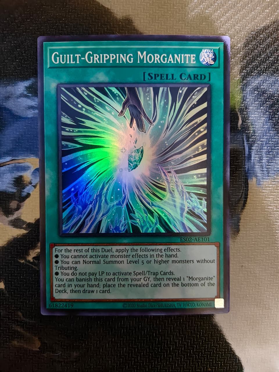 ES02-AE101 Guilt-Gripping Morganite Super Rare
