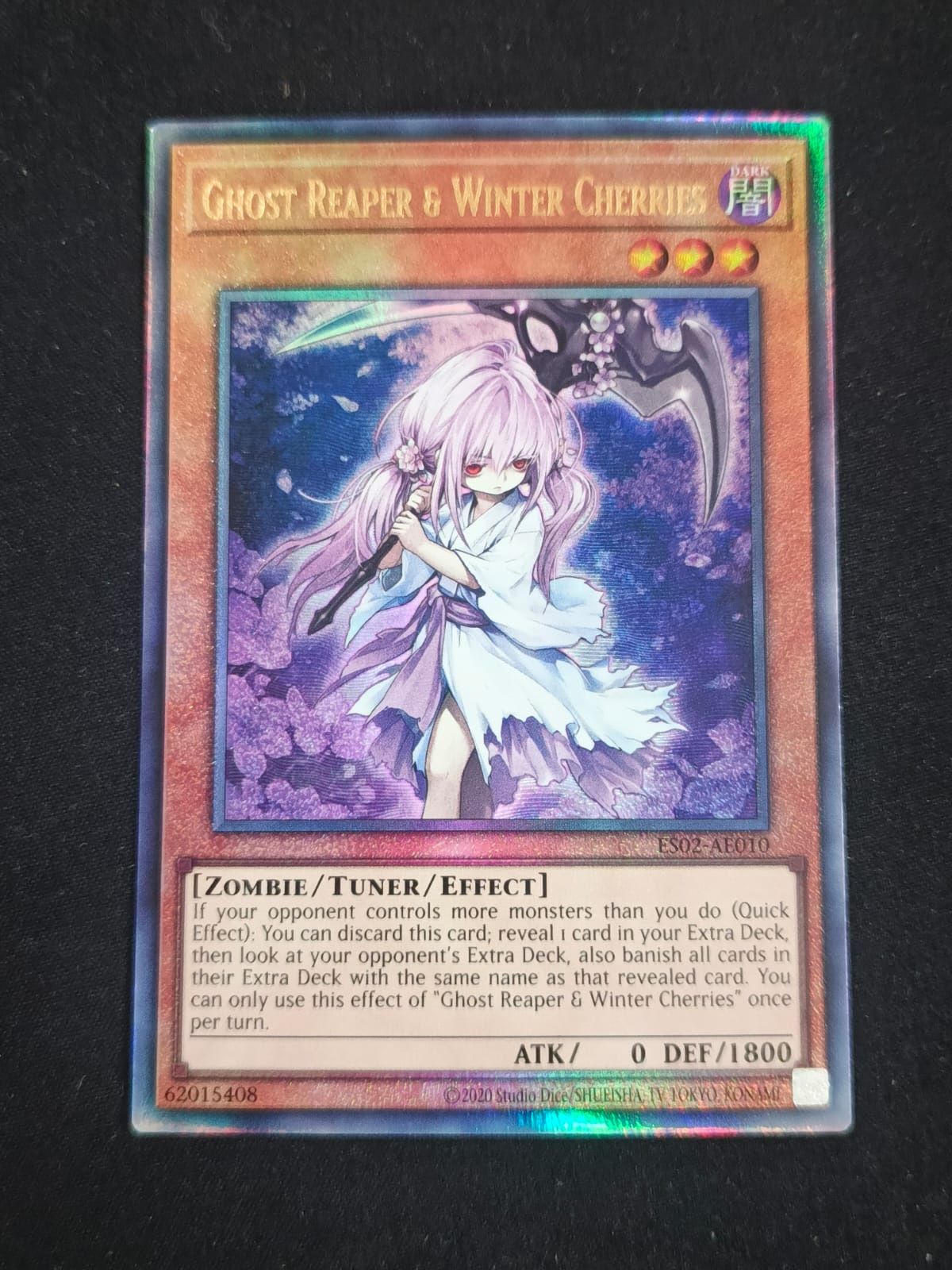 ES02-AE010 Ghost Reaper & Winter Cherries Ultimate Rare