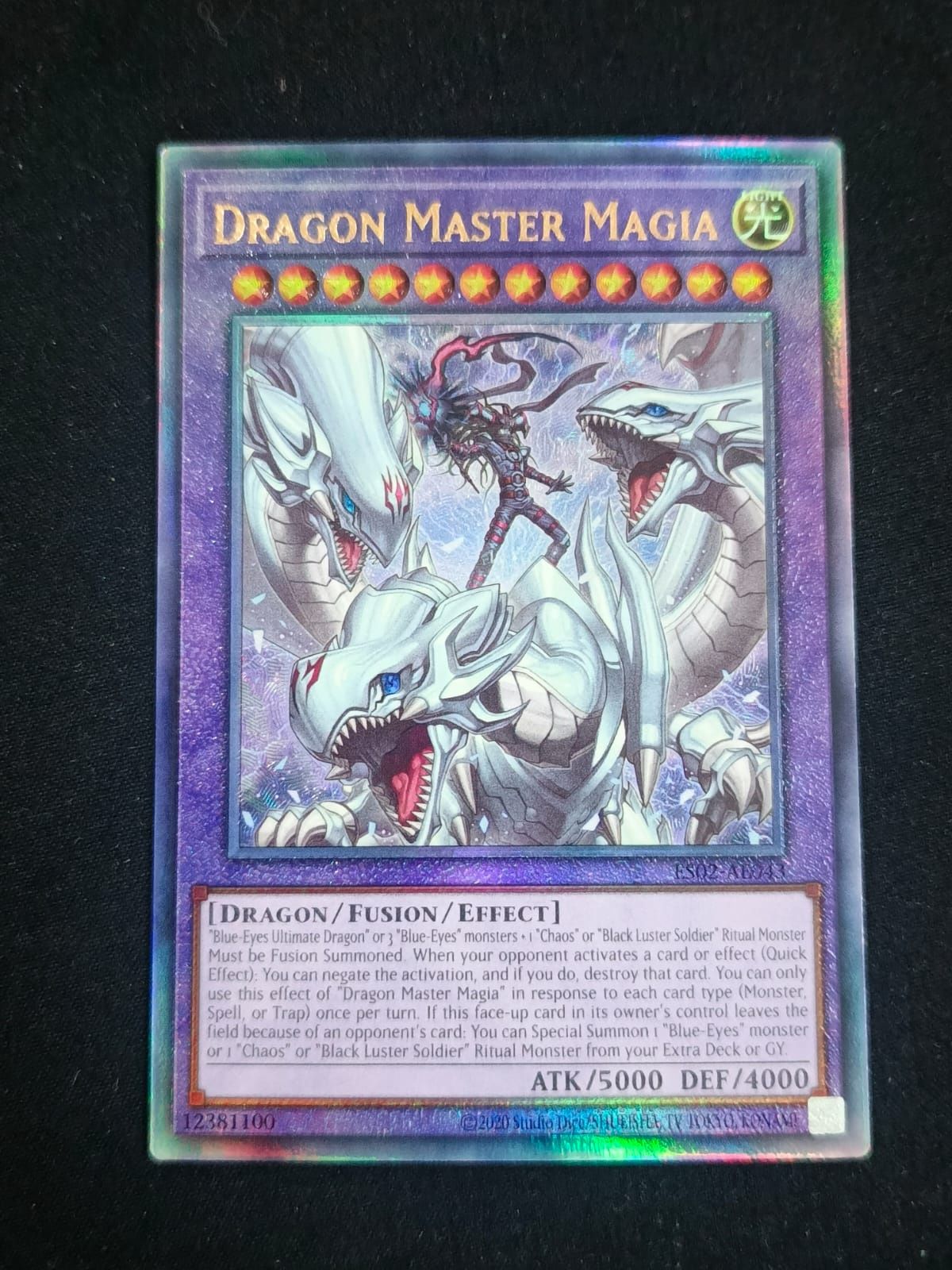 ES02-AE043 Dragon Master Magia Ultimate Rare