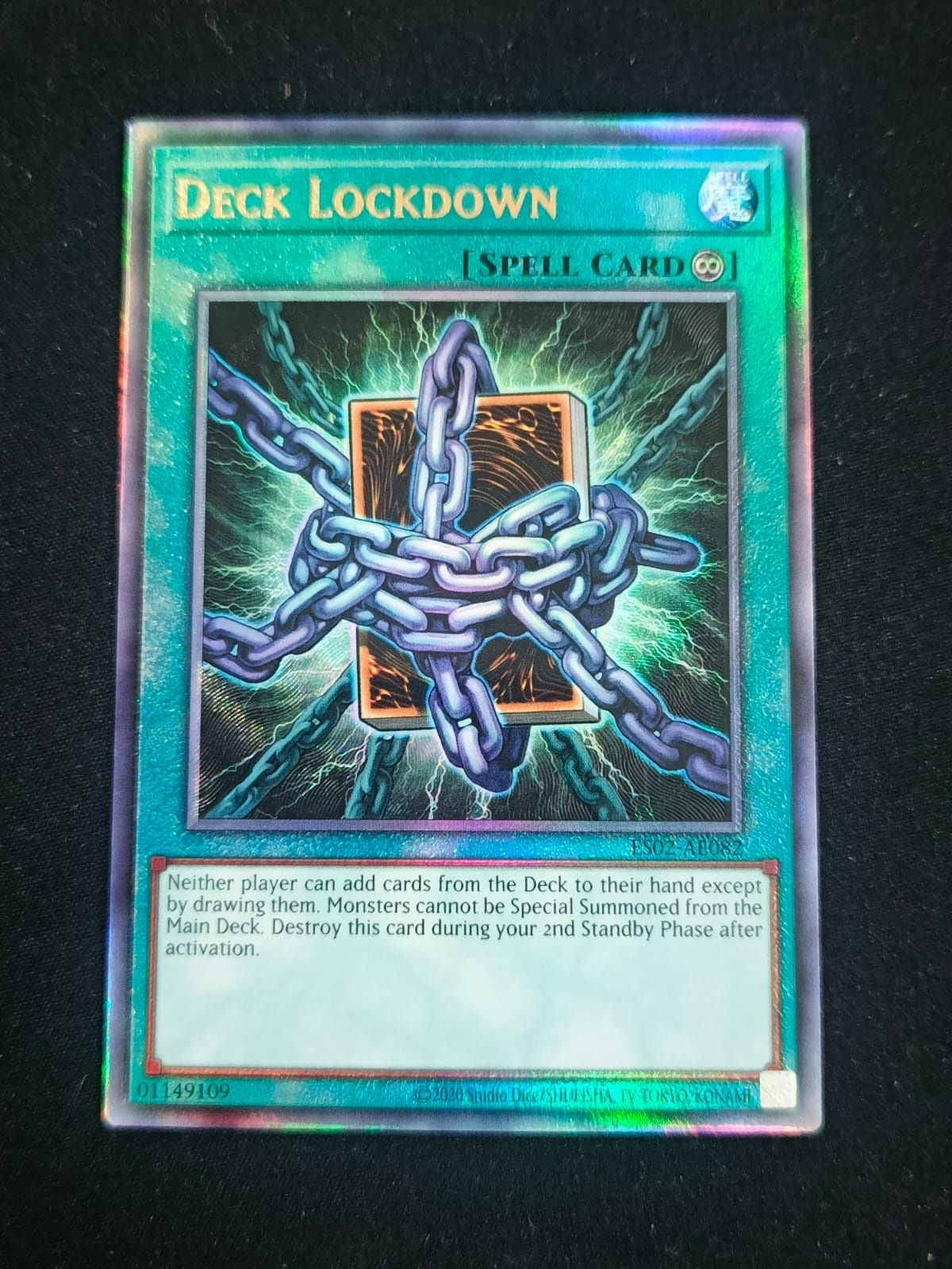 ES02-AE082 Deck Lockdown Ultimate Rare