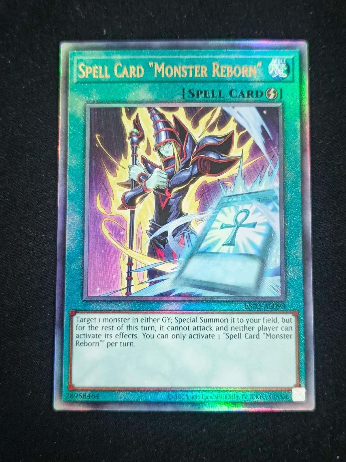ES02-AE098 Spell Card Monster Reborn Ultimate Rare