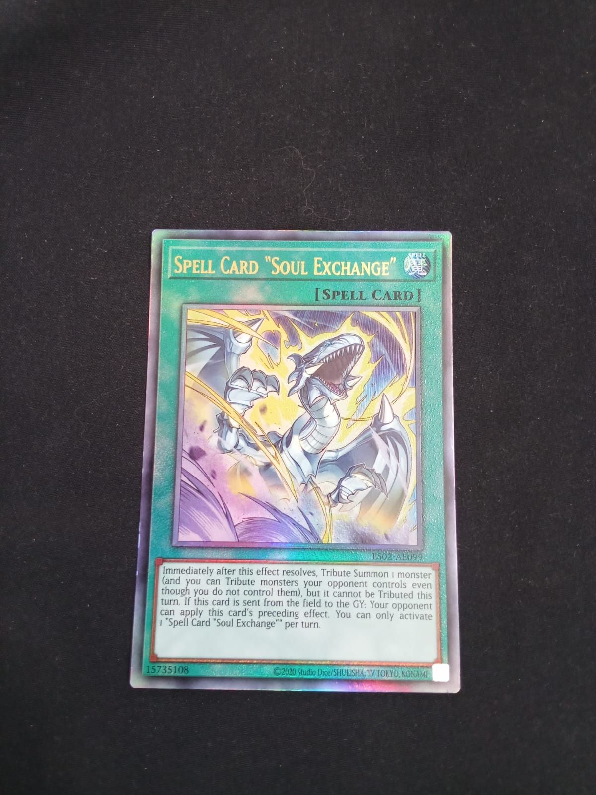 ES02-AE099 Spell Card Soul Exchange Ultimate Rare
