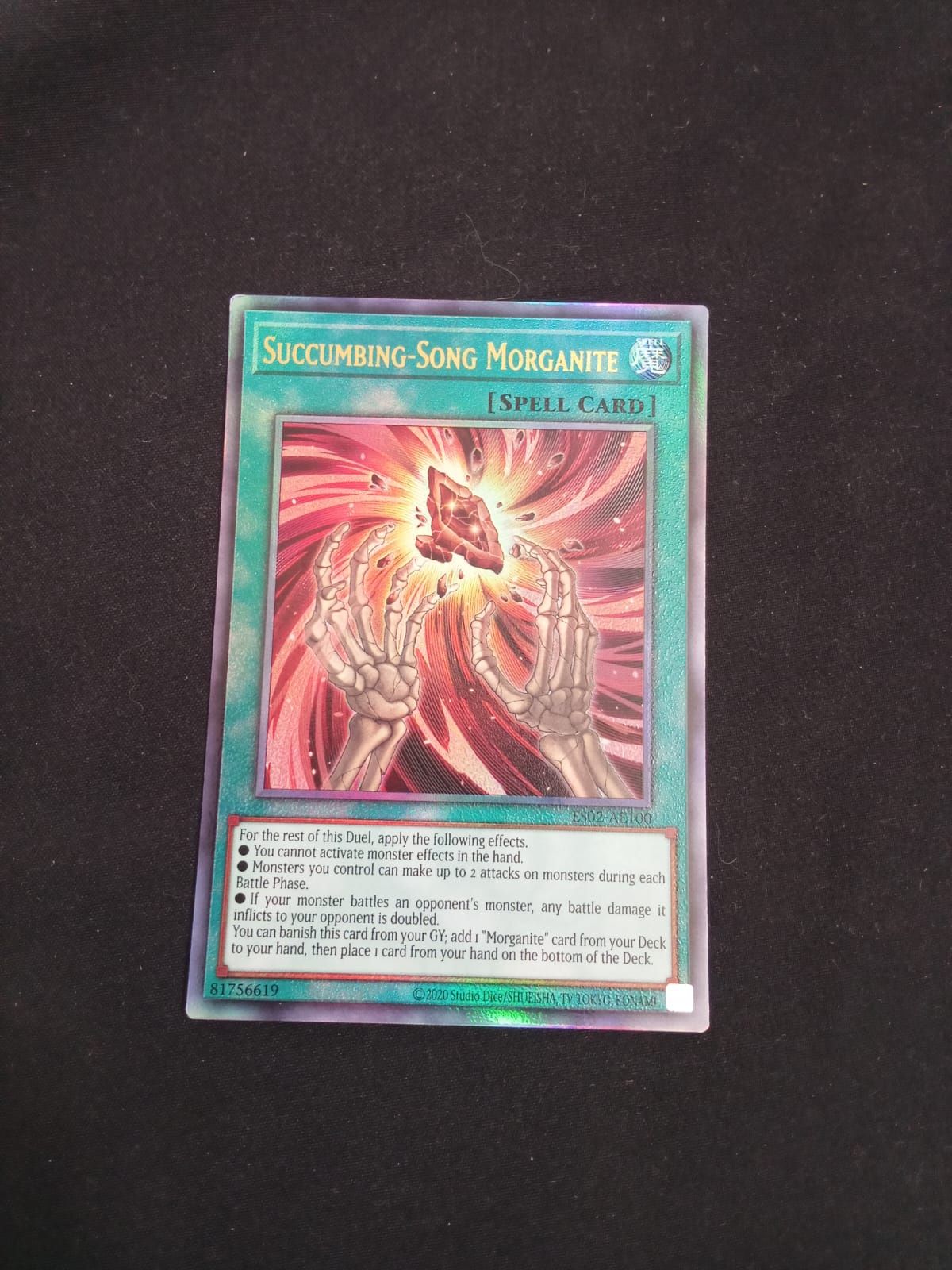 ES02-AE100 Succumbing-Song Morganite Ultimate Rare