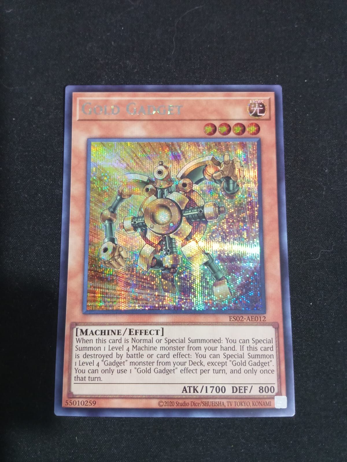 ES02-AE012 Gold Gadget Secret Rare
