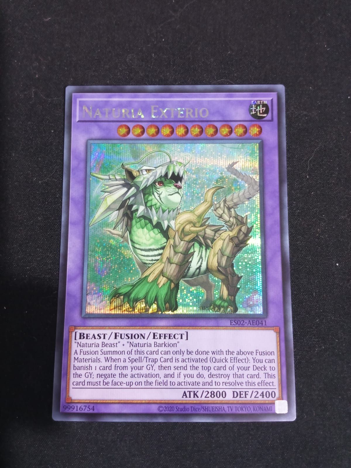ES02-AE041 Naturia Exterio Secret Rare