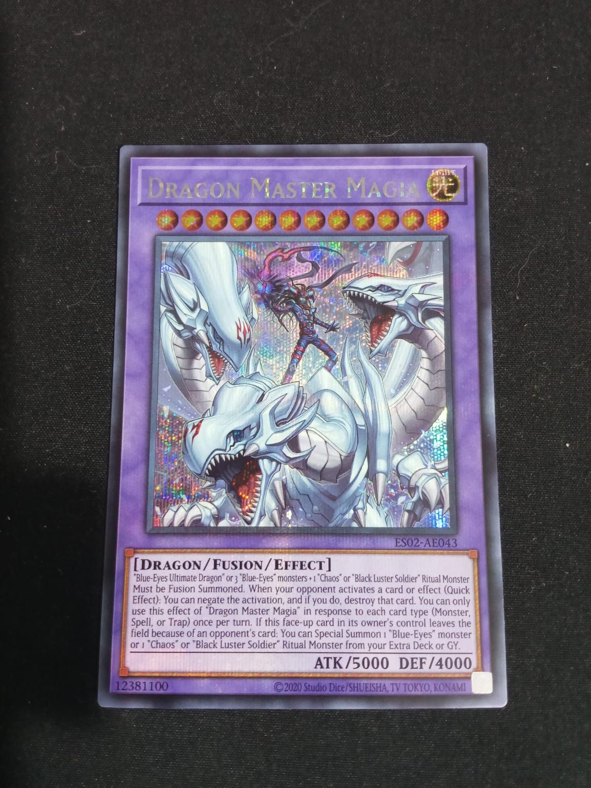 ES02-AE043 Dragon Master Magia Secret Rare