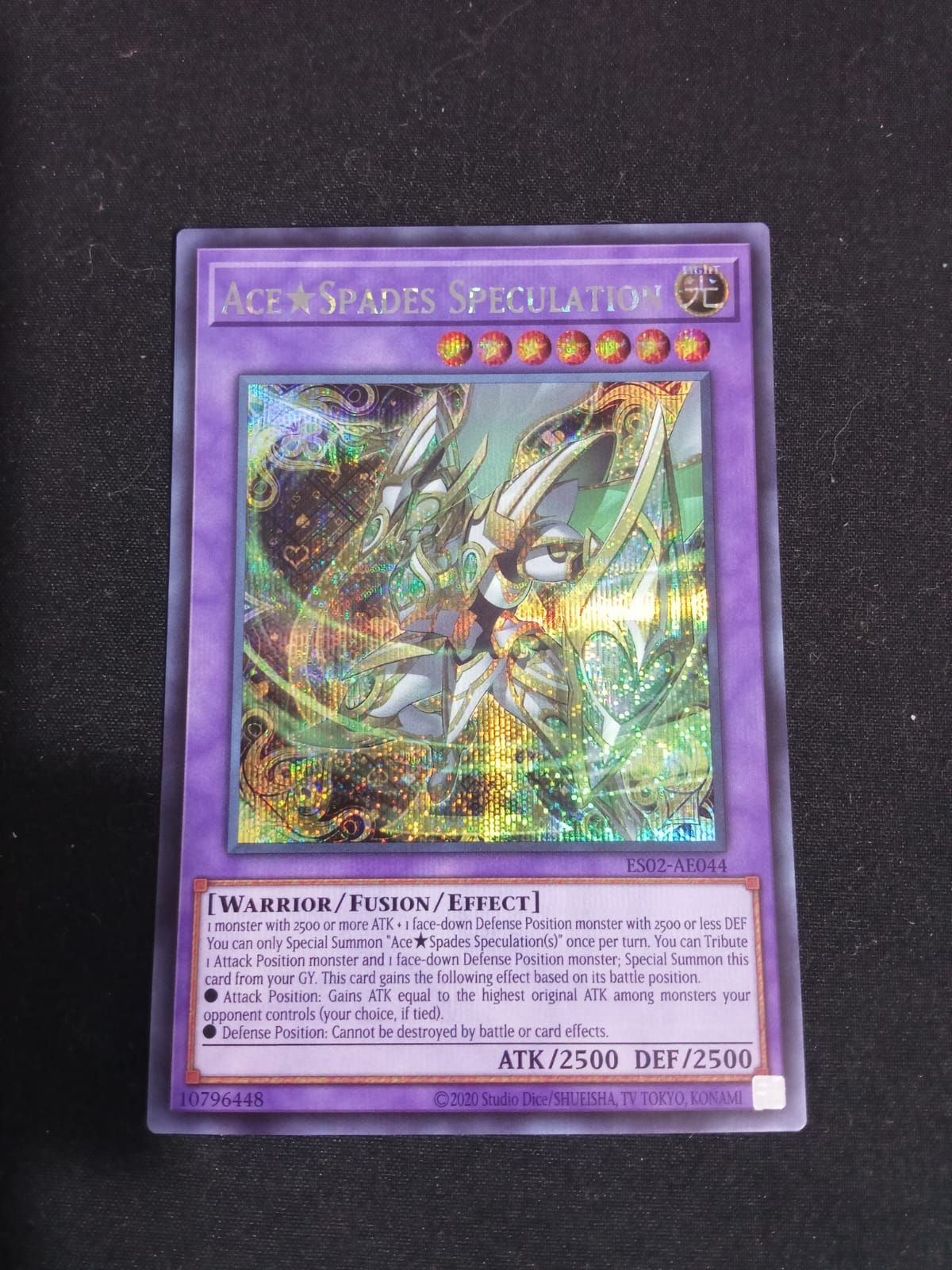 ES02-AE044 Ace★Spades Speculation Secret Rare
