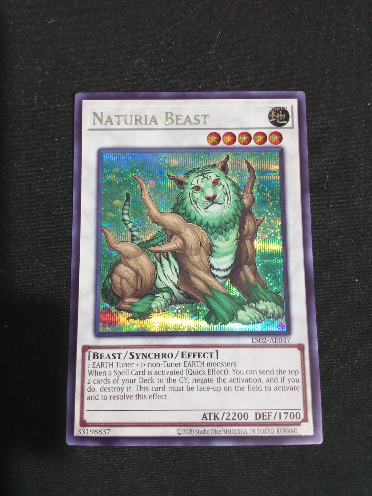 ES02-AE047 Naturia Beast Secret Rare