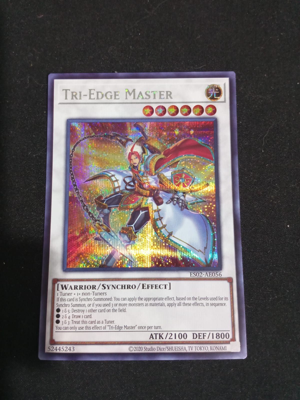 ES02-AE056 Tri-Edge Master Secret Rare