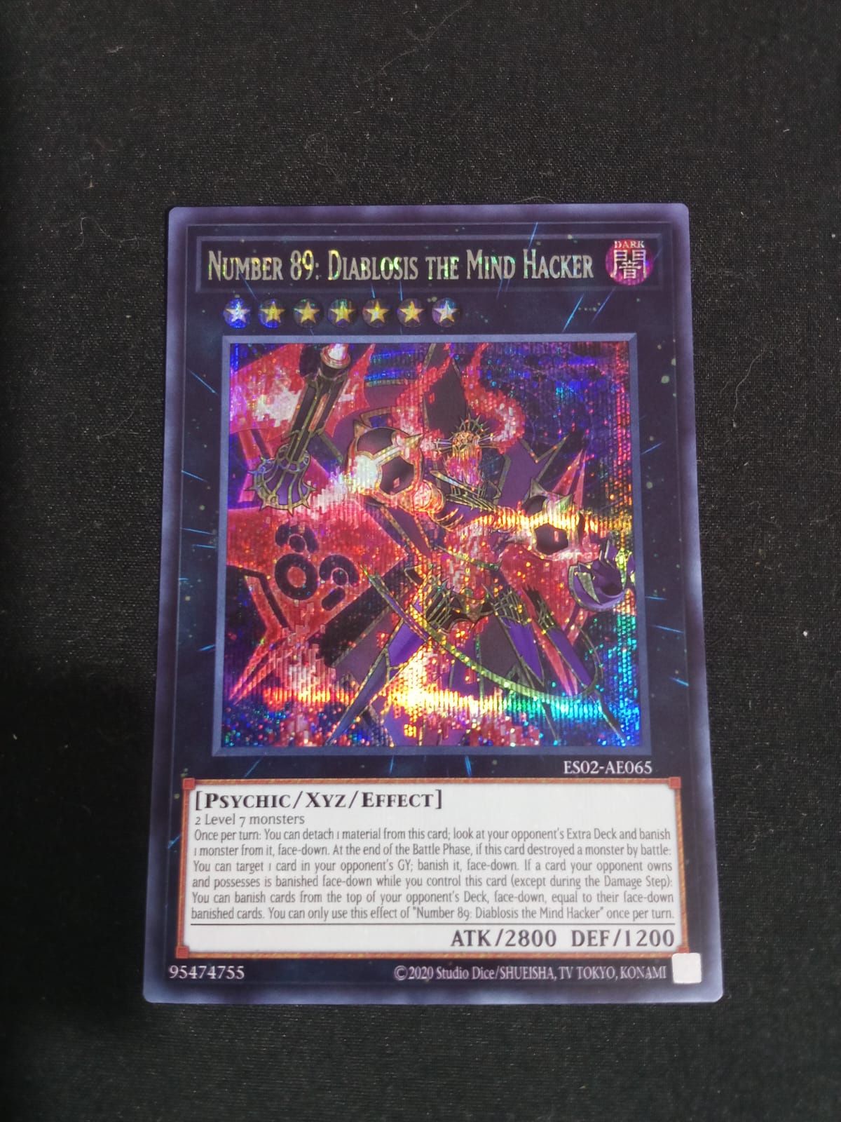 ES02-AE065 Number 89: Diablosis the Mind Hacker Secret Rare