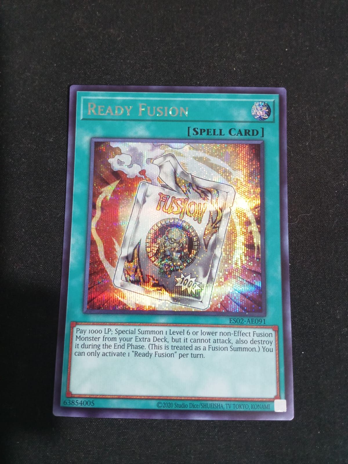 ES02-AE091 Ready Fusion Secret Rare
