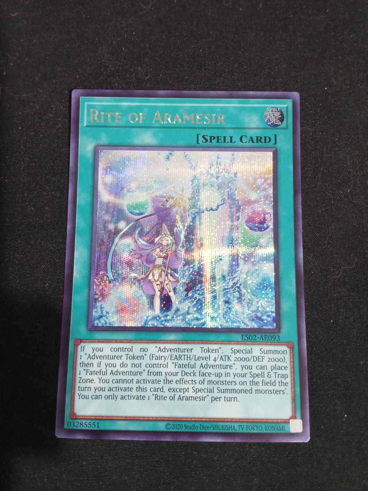 ES02-AE093 Rite of Aramesir Secret Rare