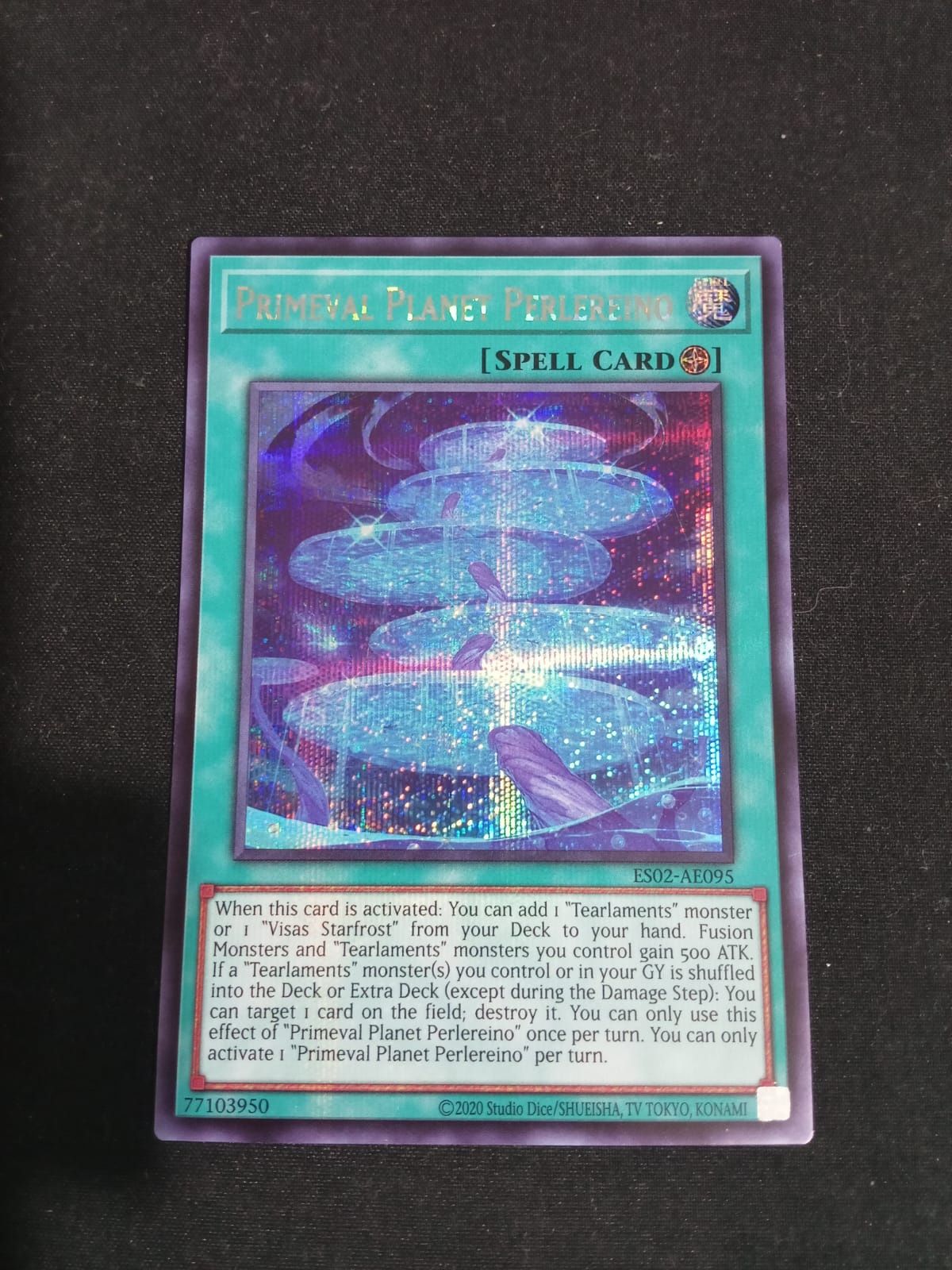 ES02-AE095 Primeval Planet Perlereino Secret Rare