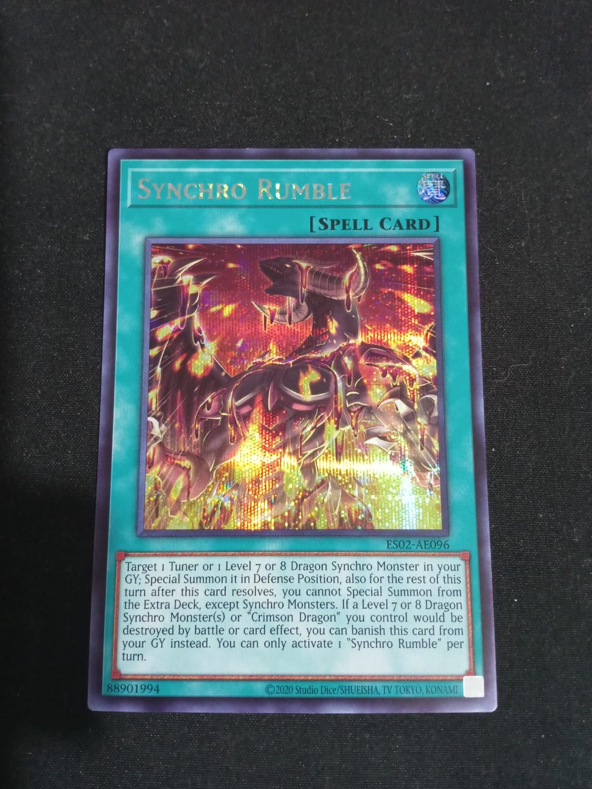 ES02-AE096 Synchro Rumble Secret Rare