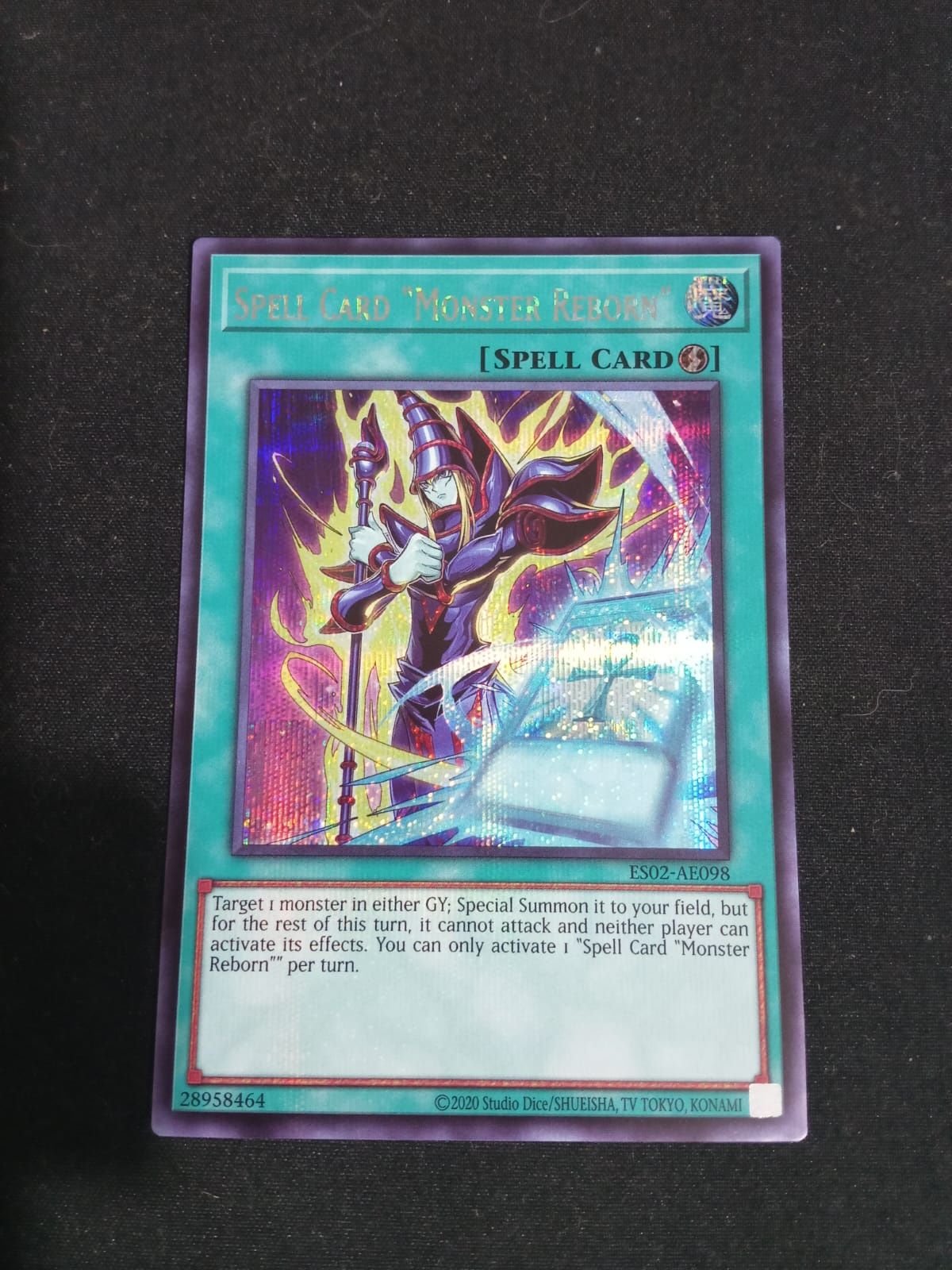 ES02-AE098 Spell Card Monster Reborn Secret Rare
