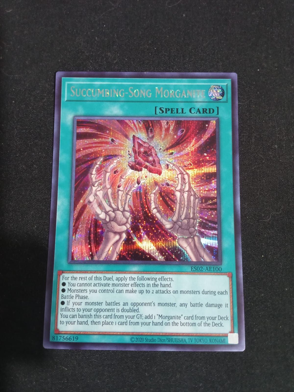 ES02-AE100 Succumbing-Song Morganite Secret Rare