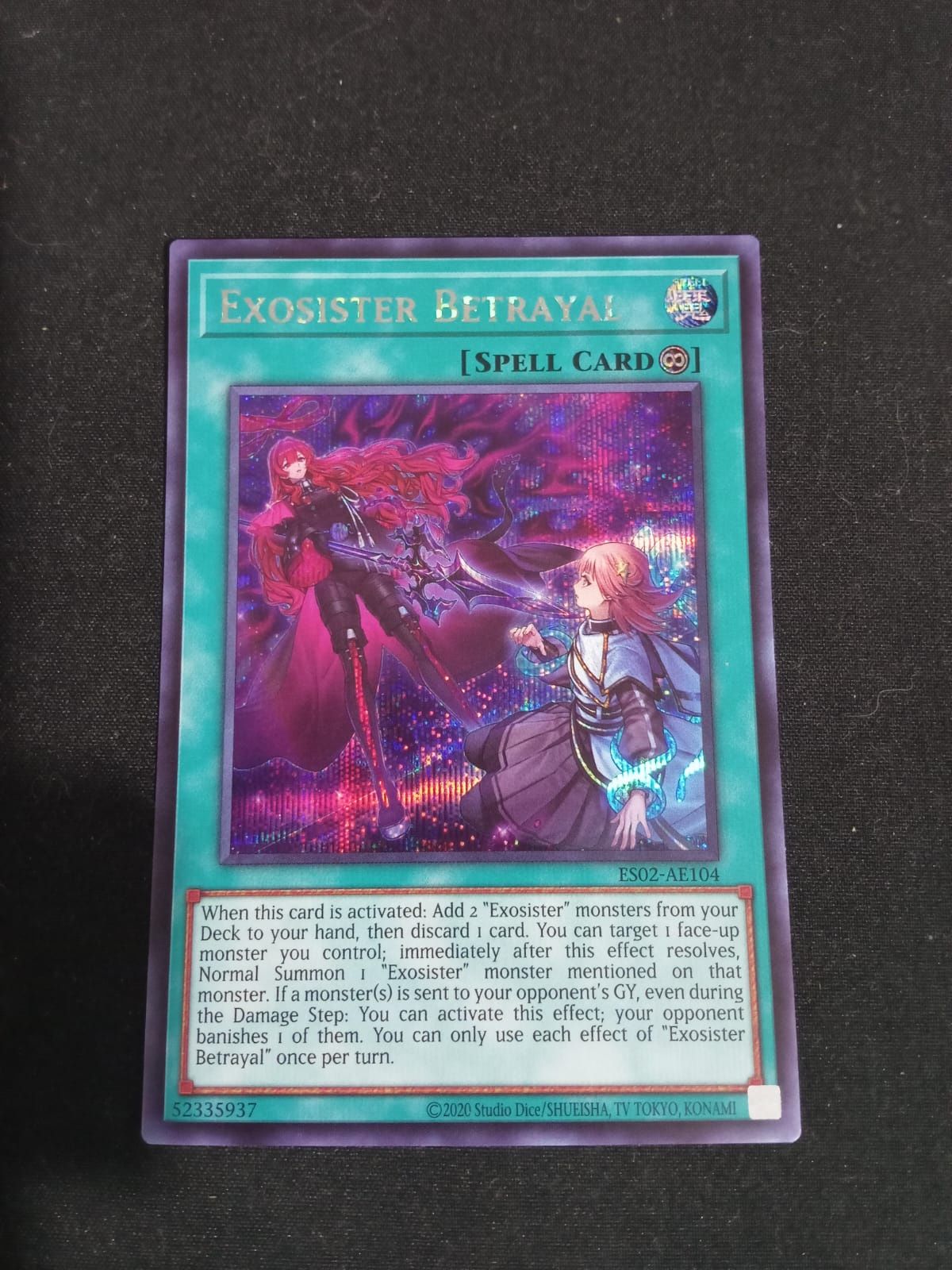ES02-AE104 Exosister Betrayal Secret Rare