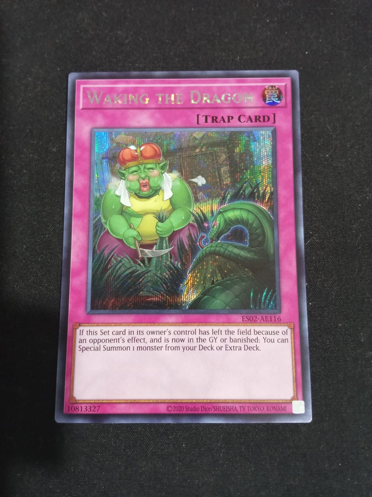 ES02-AE116 Waking the Dragon Secret Rare