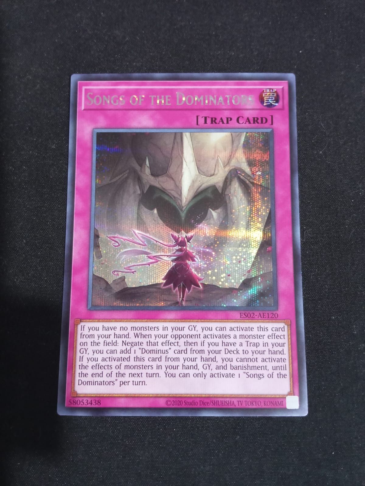 ES02-AE120 Songs of the Dominators Secret Rare