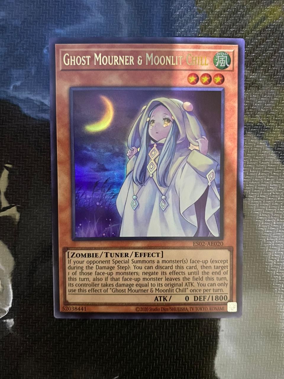 ES02-AE020 Ghost Mourner & Moonlit Chill Ultra Rare