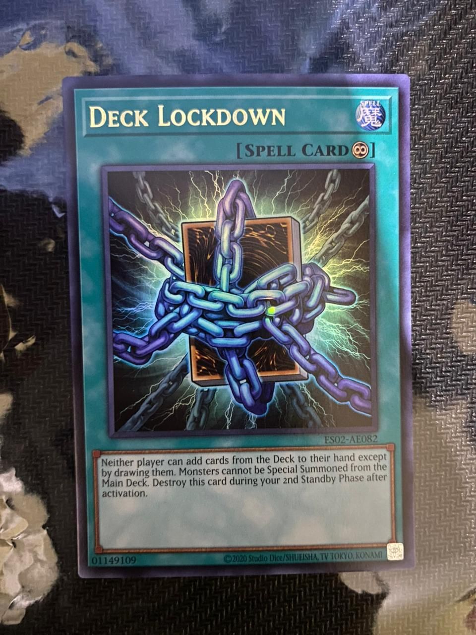 ES02-AE082 Deck Lockdown Ultra Rare