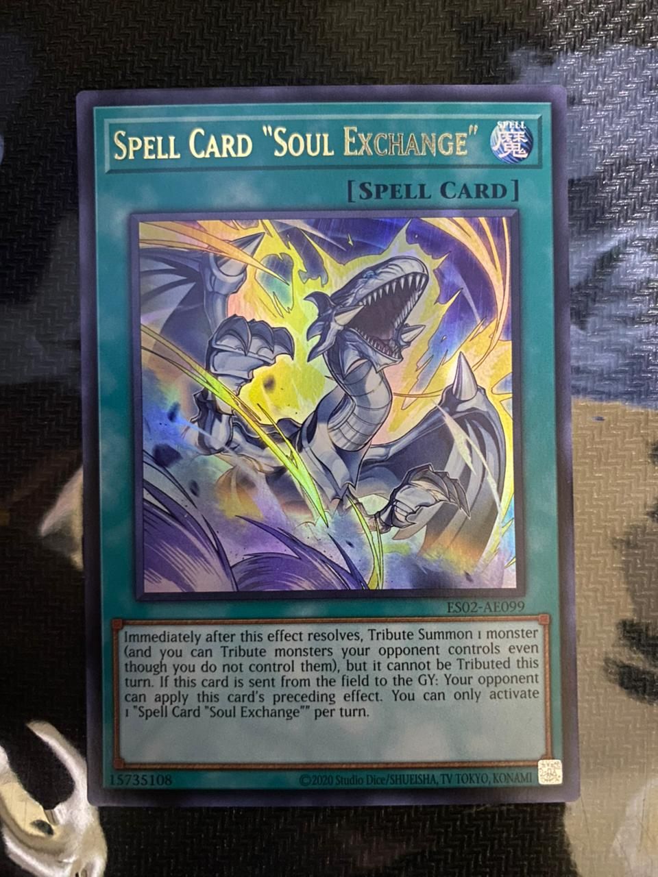 ES02-AE099 Spell Card Soul Exchange Ultra Rare