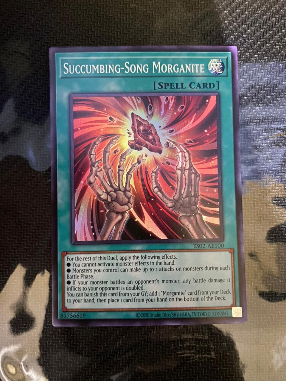 ES02-AE100 Succumbing-Song Morganite Super Rare