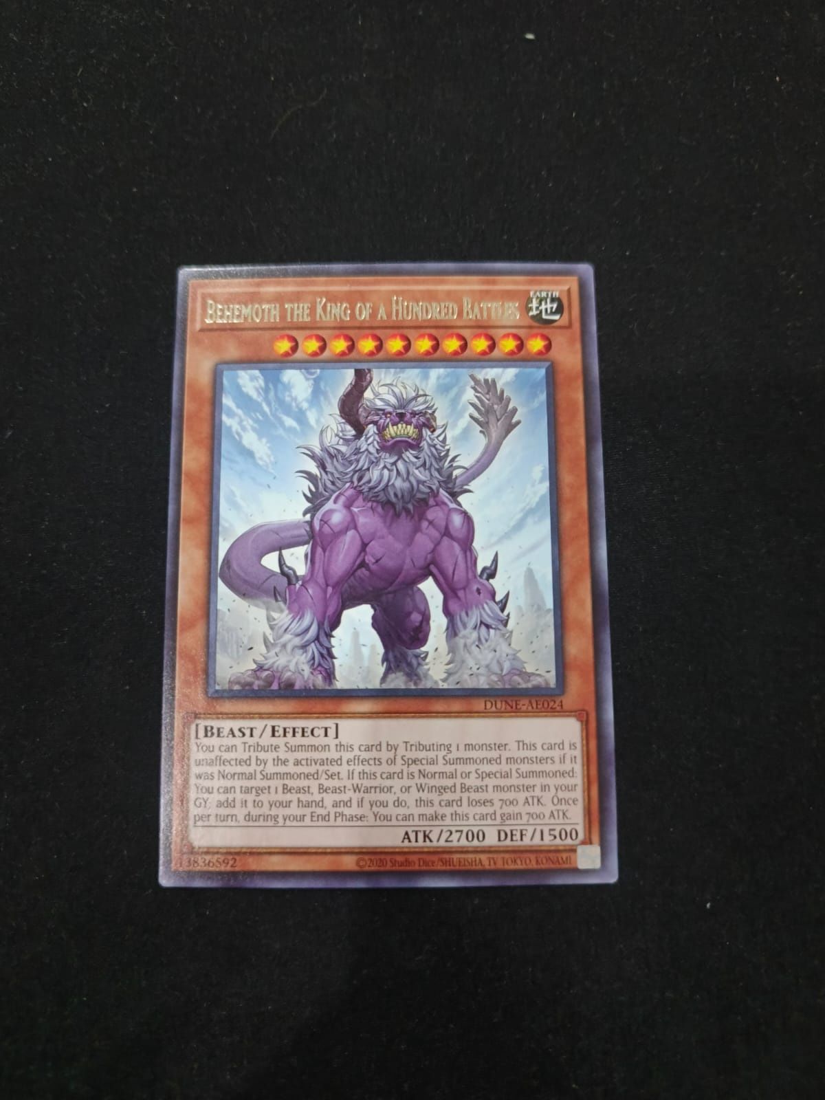 DUNE-AE024 Behemoth the King of a Hundred Battles Rare