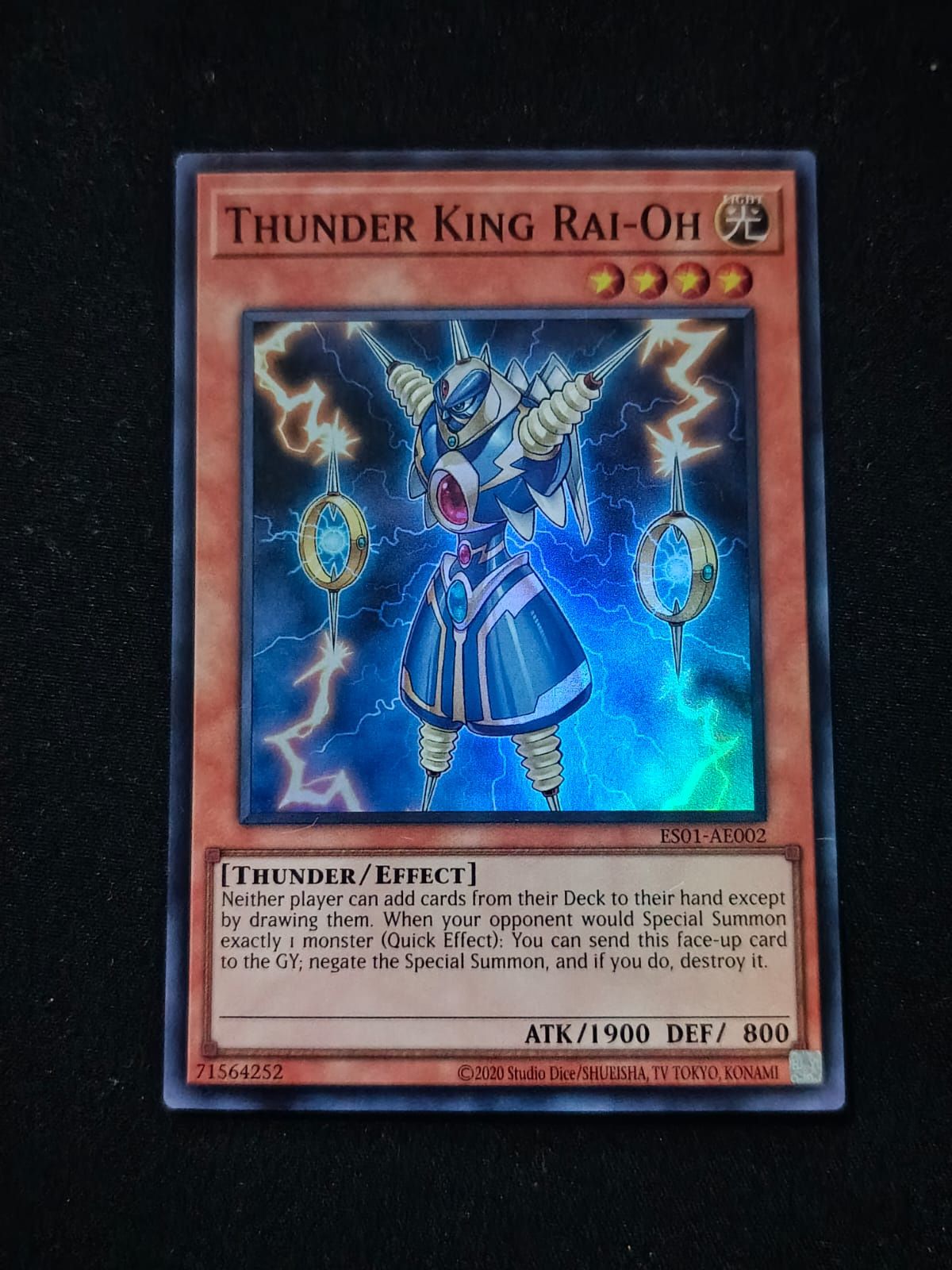 ES01-AE002 Thunder King Rai-Oh Super Rare