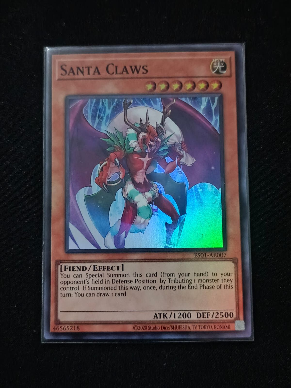 ES01-AE007 Santa Claws Super Rare