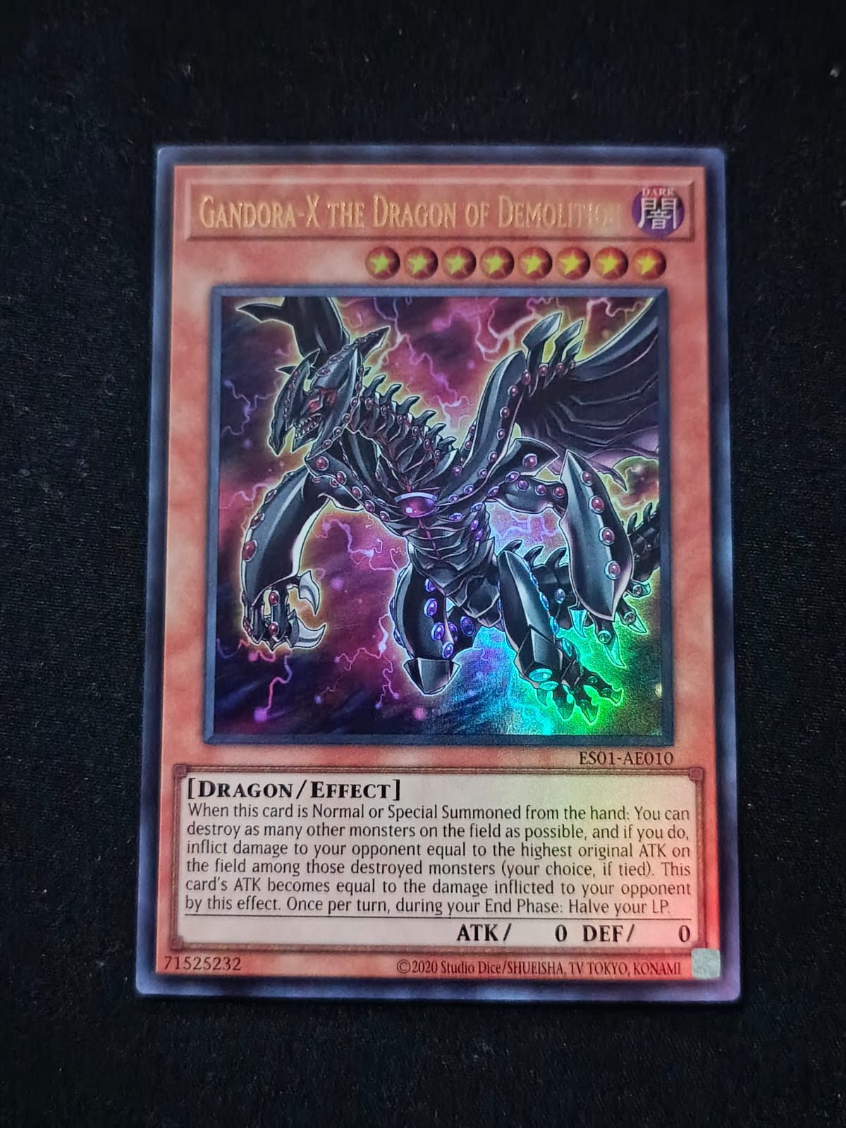 ES01-AE010 Gandora-X the Dragon of Demolition Ultra Rare