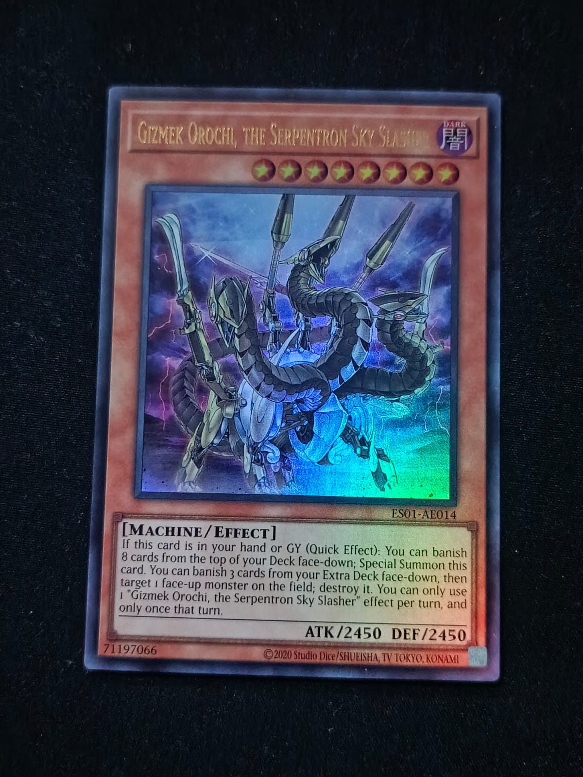 ES01-AE014 Gizmek Orochi, the Serpentron Sky Slasher Ultra Rare