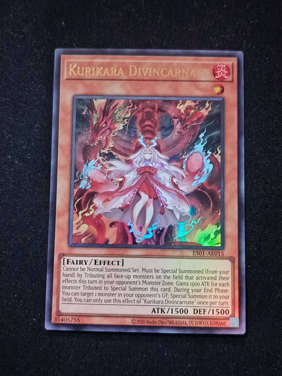 ES01-AE015 Kurikara Divincarnate Ultra Rare