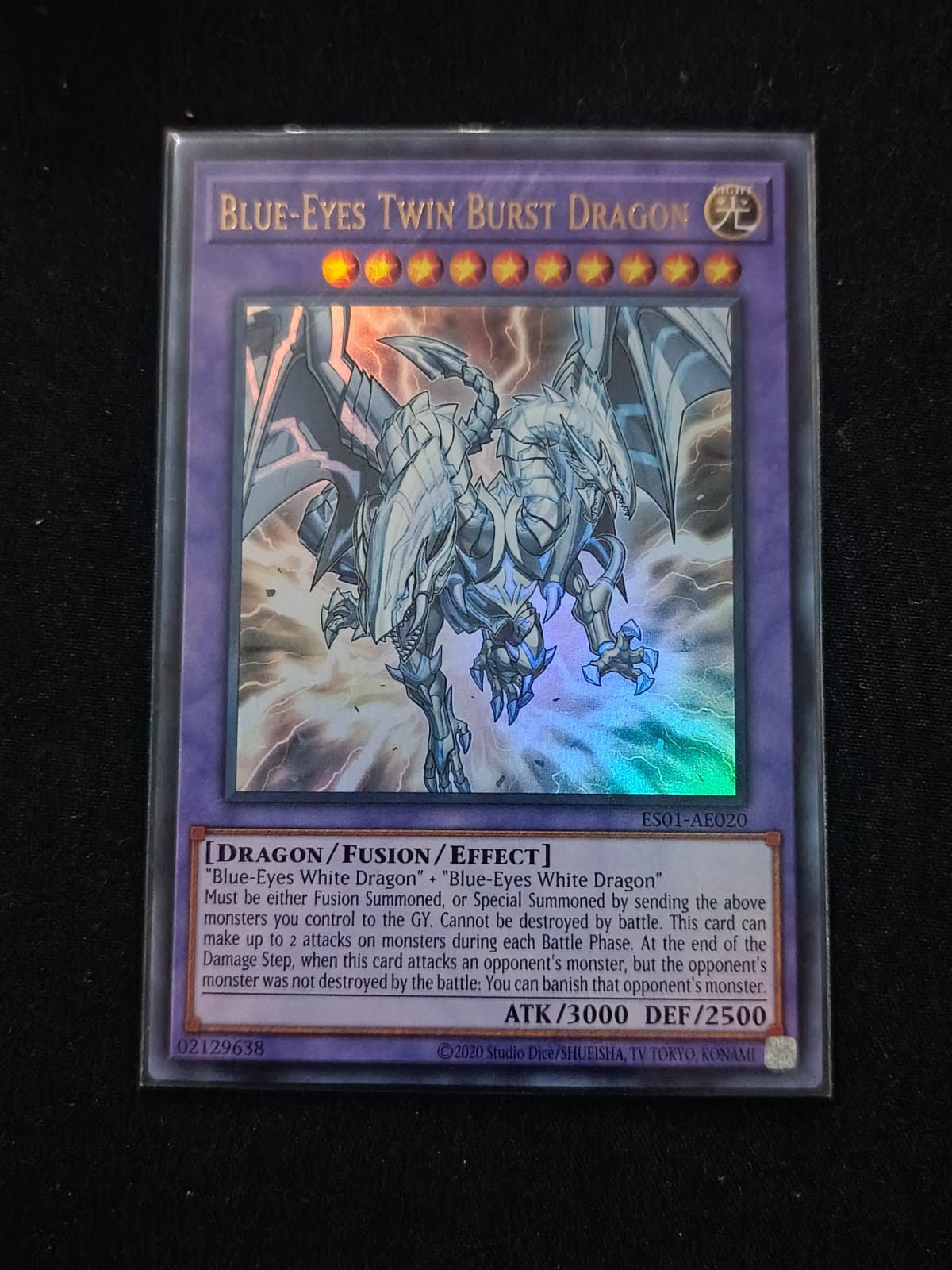 ES01-AE020 Blue-Eyes Twin Burst Dragon Ultra Rare