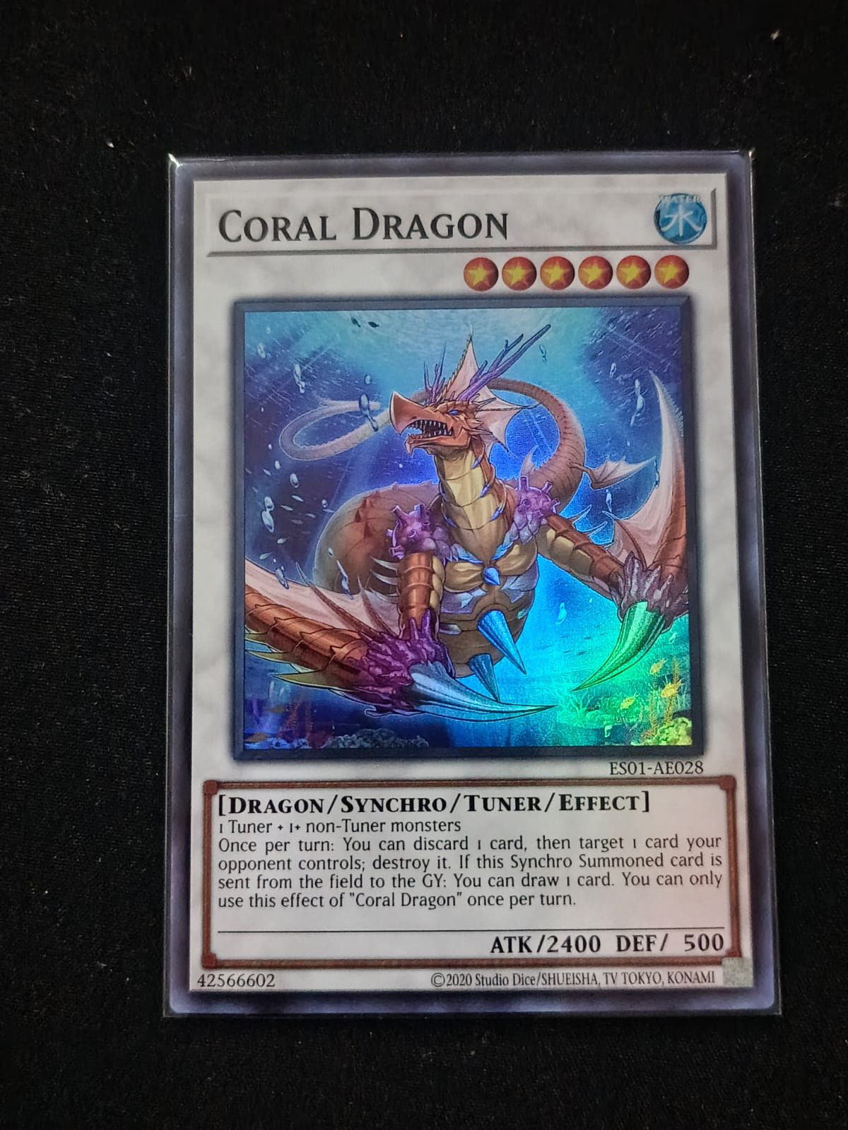 ES01-AE028 Coral Dragon Super Rare