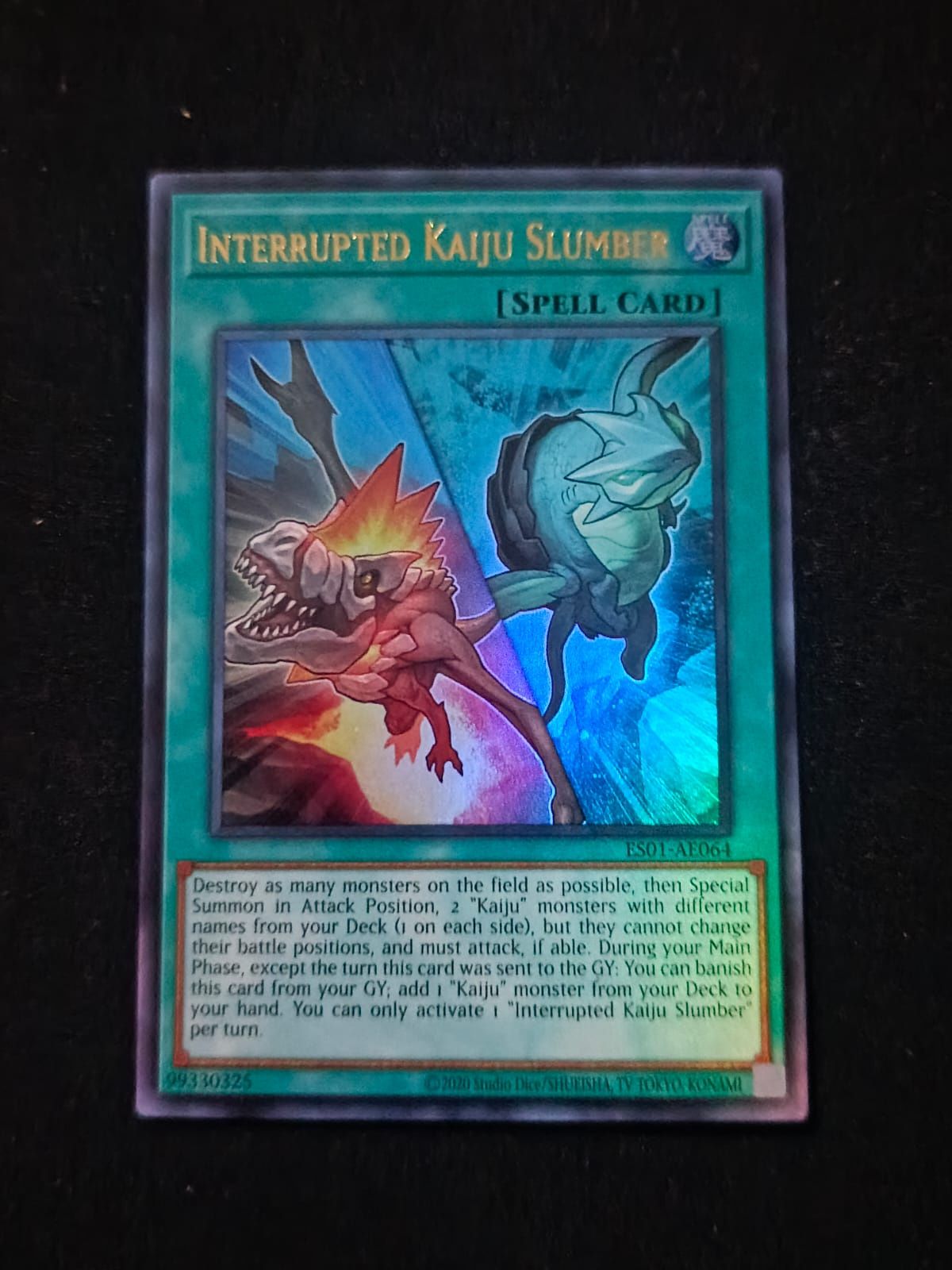 ES01-AE064 Interrupted Kaiju Slumber Ultra Rare